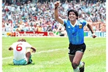 maradona, hand of god